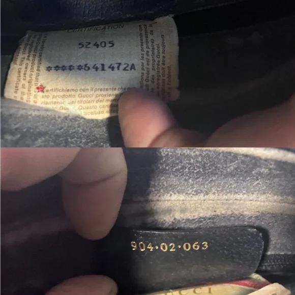 Vintage Blue Gucci GG Monogram Ophidia School Messenger Bag One Owner Good Shape - Picture 3 of 16